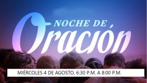 NOCHE DE ORACIÓN